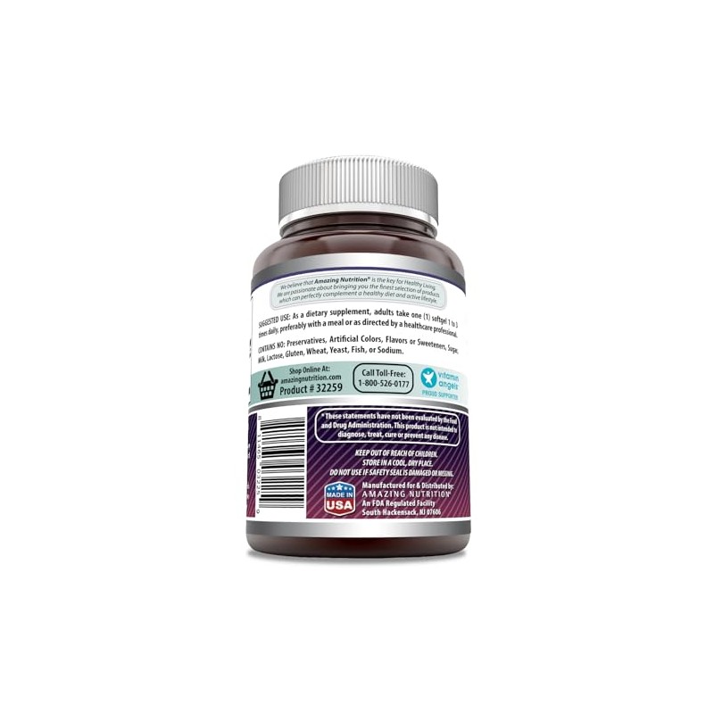 Amazing Nutrition Aceite de Grosella Negra Amazing Formulas 1500
