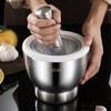 HomDSim Mortar and Pestle Set 5 Inch Large Capacity Stainless