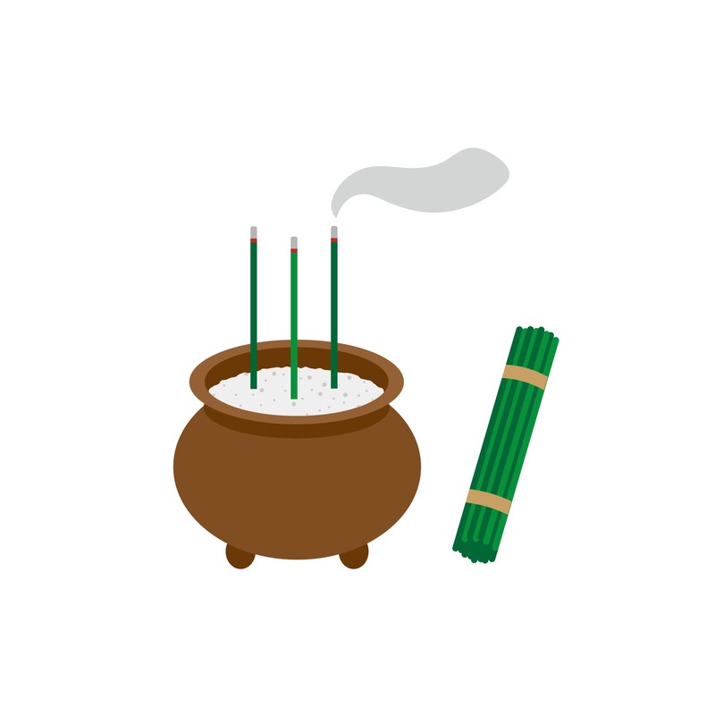 Nihon Kodo Large Incense Sticks Easy to Burn, 2 Pieces