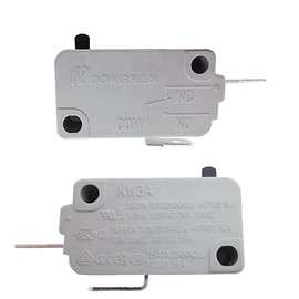 KUBOJSDLZ Microwave Oven Replacement Parts for KW3A Microwave Oven Door Switch 16A 125/250V Door Interloc(2 pcs Normally Close)