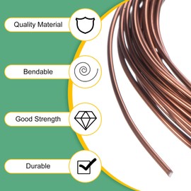 M METERXITY 3-Rolls 1.5mm Bonsai Training Wire, 49.2 Feet Total Anodized Aluminum Bonsai Wires for Bonsai Tree Shaping/Branches Fixing/Trunk Holding/DIY Crafting [16.4ft Each, 3 Colors]