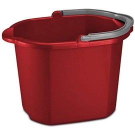 STERILITE 11215806 16Qt Red Dua Spout Pail