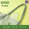 Glotoch Express 1000 PCS Individually Wrapped Plastic Straws, 7.75'' Long,