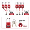 Lockout Tagout Locks - 5 Pack Blue Locks, Keyed Alike