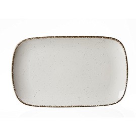 Flirt by R&B Casa Creme 58529 Plate 33 x 20 cm (Pack of 1)