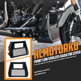 HCmotorku Motorcycle Front Chin Fairing Spoiler Lower Radiator Cover Fit for Harley CVO Road Glide CVO Street Glide 2023-2024