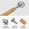 Ravioli Cutter Wheel, Pasta Cutter Wheel with Wooden Handle and