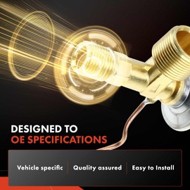 A-Premium A/C Expansion Valve Compatible with Honda 1998-2000 Civic, 2001-2002 Accord, 1996-2001 Prelude, Jaguar 1997/1999-2006 XK8, Acura TL CL EL
