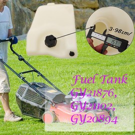 LiGuVCY Fuel Gas Tank GY21876 Replacement for John Deere Scotts Sabre L100 L110 L120 L130 L105 L118 L111 L108 Replace GY21102 GY20894