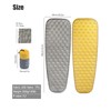 iClimb Stable Comfortable Air Sleeping Pad Ultralight Compact for Adults