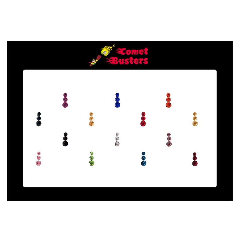 Comet Busters Multicolor Long Stone Bindi