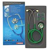 Gima Classic dual head stethoscope - dark green tube, littmann