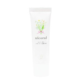 Sakuranomori Nicoral 1.1 oz (30 g) Organic Toothpaste, Hypoallergenic, No Abrasives, No Coloring, No Foam, Naturally Derived Ingredients