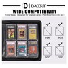 D DACCKIT Slab Binder for Graded Cards，Fits 60 Slabs -