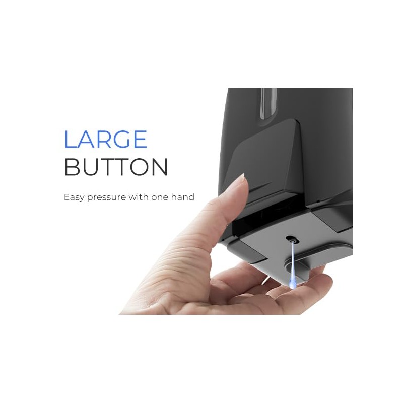 PLUSSEN Soap Dispenser No Drilling 800 ml Wall Mounting Single