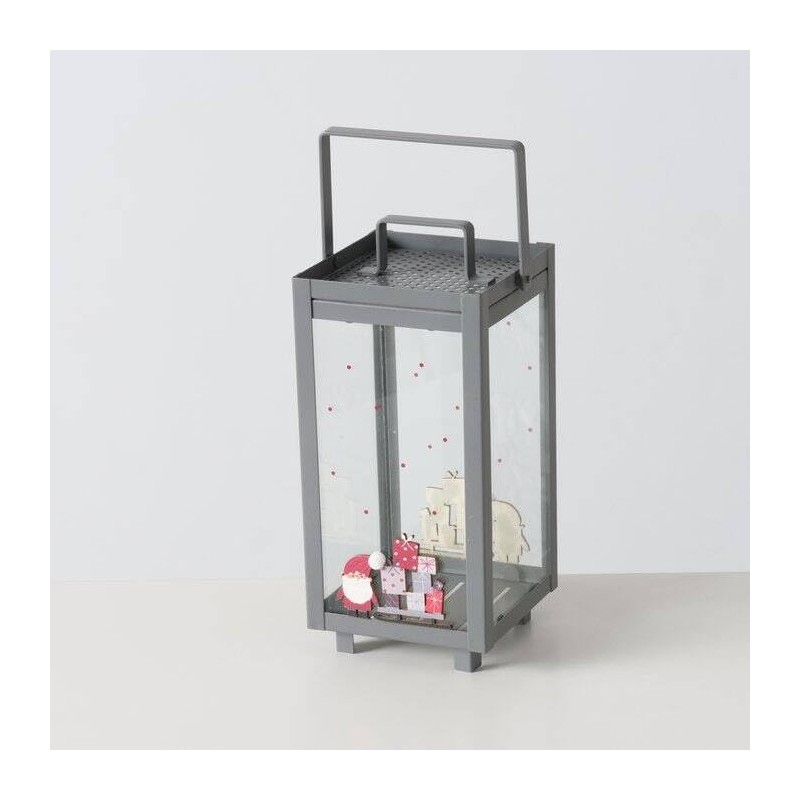 Boltze Home Monti Christmas Lantern 23 cm Pattern Model 2