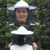 ZffXH 2/6 Pieces Round Beekeeper Hat with Veil Net Mosquito