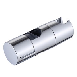 Shower Head Holder, Adjustable Shower Holder Bracket Universal Shower Holder No-Drill Slide Bar Chrome-Plated Design Rail Head Slider Clamp Holder Bracket.