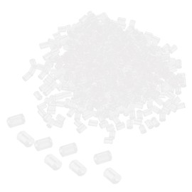 500 Tapones para los Oídos con Respaldo de Aretes, Respaldos de Aretes de Silicona, Tapones Suaves para Aretes, Tapón Trasero para Aretes, Aretes Transparentes de Silicona con Respaldo de Bloqueo, Acc