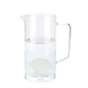 balvi Jug Atlantic Shell Colour White Handmade from Borosilicate Glass