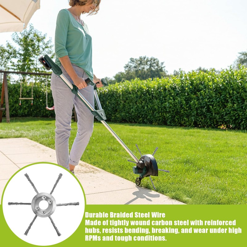 7" Inch Gas Trimmer Head – Universal Steel Wire Weed
