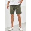 JMIERR Mens Casual Shorts - Cotton Drawstring Summer Beach Stretch