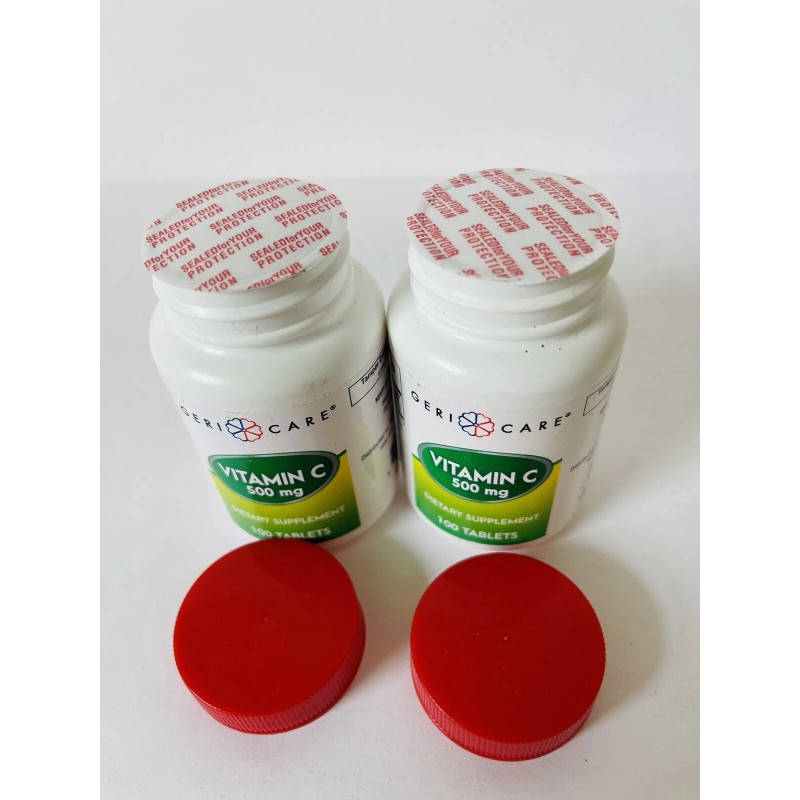 Geri-Care 2 X Gericare Vitamin C 500mg Dietary Supplement Antioxidant