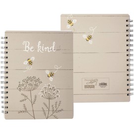 Primitives by Kathy 105402 Be Kind Spiral Notebook, 9-Inch, Beige