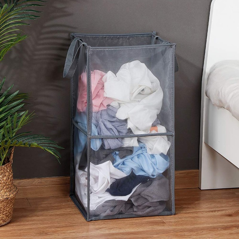 HONOMA Laundry Bags Hamper Bag with Handles,Portable & Collapsible Dirty