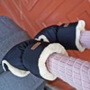 Orzbow Faux Sheepskin Gloves for Stroller, Universal Winter Anti-Freeze Stroller