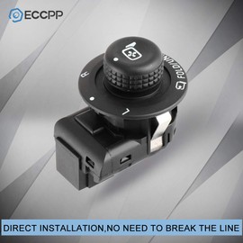 ECCPP Power Mirror Switch Replacement for 2007-2013 F-ord Expedition 2007-2014 F-ord F150 Truck 2008-15 F-ord F250 F350 F450 Super Duty Truck 2007-08 Lincoln Mark LT OE 7L1Z17B676AA 9
