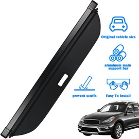 Maretoo Cargo Cover for 2019 2020 2021 2022 2023 2024 nfiniti QX50 Accessories Retractable Trunk Cover Security Shield Shade Trunk Cover