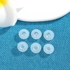 Earring Lifter Backs,AKRUWELRY Rubber Earring Backs for Droopy Ears 6PCS