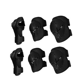 Kids Protective Knee Pad Elbow Pad And Wrist Guard Palm Guard Sports Safety Set Children Protective Gear Set 6 In 1 Kit Adjustable for Skating Biking Skateboarding Rollerskating Scooter Aged 2-5