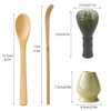 Set of 4 Matcha Tea Set Matcha Whisk and Spoon,