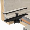 Bochni Linear Shower Drain 36" Matte Black 304 Stainless Steel