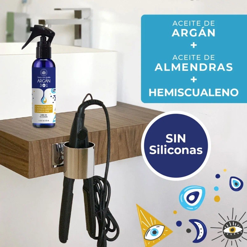 Termoprotector Argán + Loción Anticaída Cuidado Del Cabello