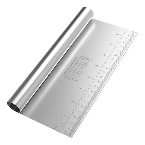 Mercader Digital 3 Pzs Espátula Raspador Alisador Repostería Cortador Masa