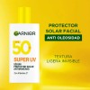 Protector Solar Facial SuperUV Fluid Antibrillo Garnier,40ml