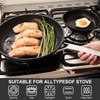 MsMk 7 inch Small Nonstick Frying Pan with Lid, Non