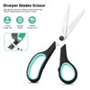 iBayam 3-Pack 8" Heavy Duty Scissors with Ultra Sharp Blades
