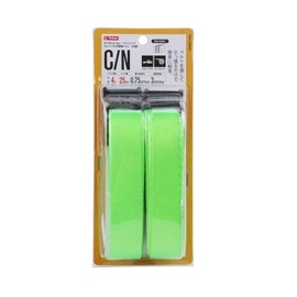 E-Value カムバックル式荷締ベルト ライムグリーン 25mm×4m 2本入 BT-254(LG)2pcs