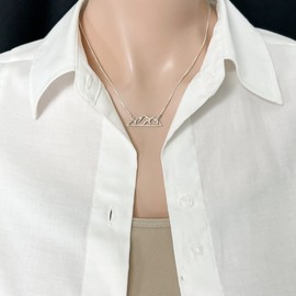 Sterling Silver Mountain Necklace, Adventure Awaits, Travel Necklace, Retirement Gift Necklace, 17 inches + 2-inch extender