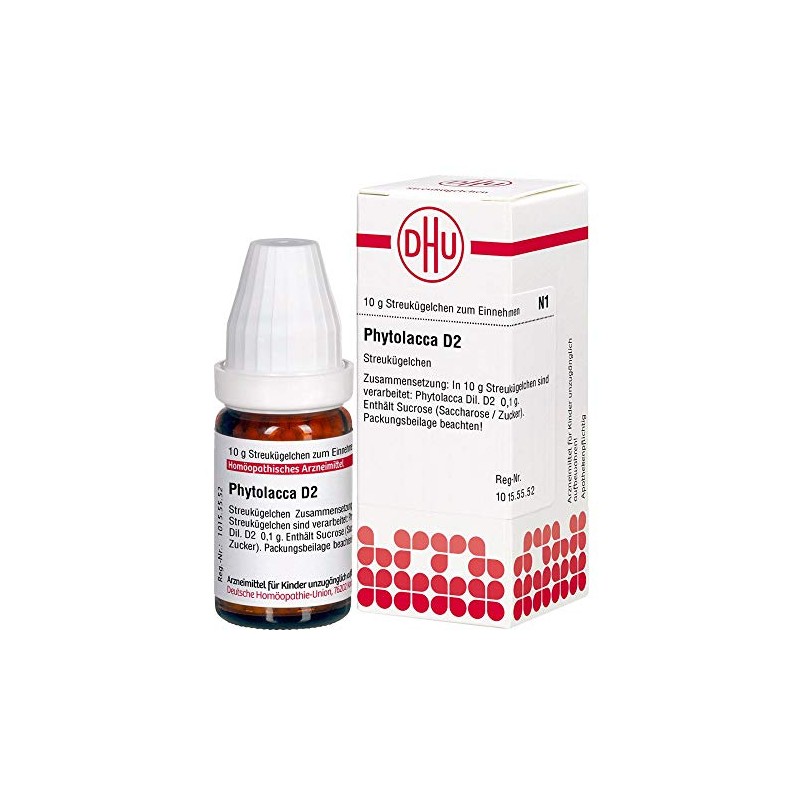 DHU Phytolacca D2 10g Globules