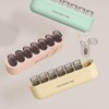 Portable pill case (vanilla yellow) vanilla yellow