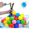Topaufell Water Balloons Kit with 50PCS Colorful Splash Balls, QuickFill