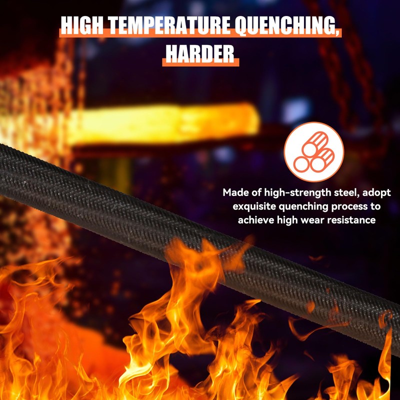 Pack of 4 File for Chainsaw, Round File Chainsaw with
