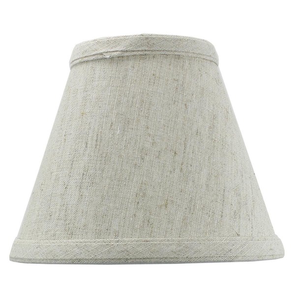 3x6x5 Textured Oatmeal Chandelier Lampshade - Perfect for Chandeliers, Foyer Lights, and Wall sconces -Small, Textured Oatmeal