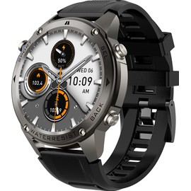 GPS Smart Watch Running Watches, Military Smart Watches with Bluetooth Call Heart Rate Monitor Pedometer Step Counter, Barometer Altitude Compass Smartwatches for Android iOS Phones