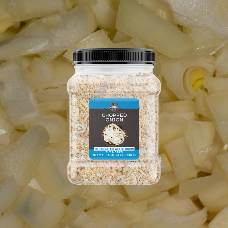 Birch & Meadow Chopped Onion, 1.5 lb, Cut & Dried,